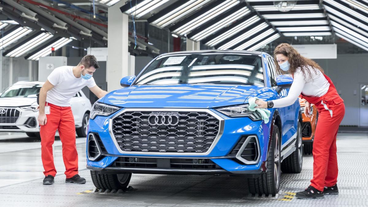 Audi gyár Audi utolsó simítások