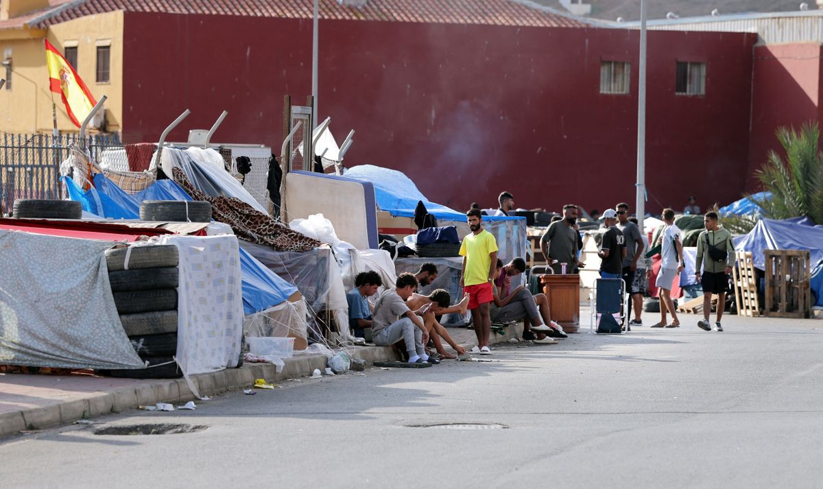 Ceuta migránsok