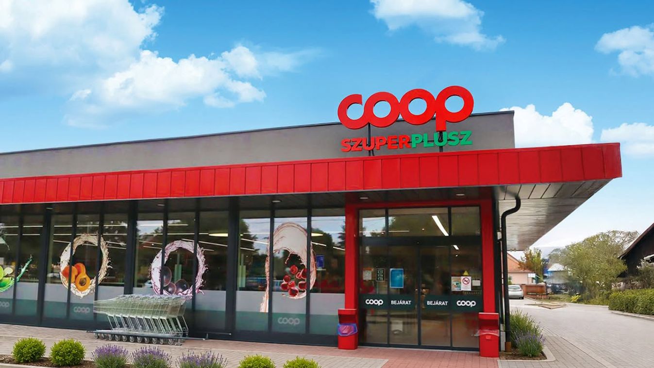 vidéki Coop áruház