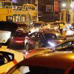 Dublin taxi tüntetés
