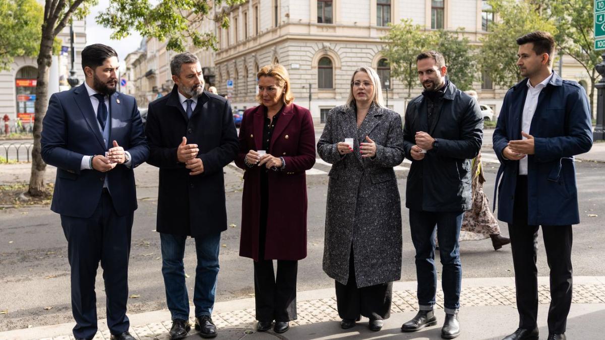 Fidesz a Terror háza előtt