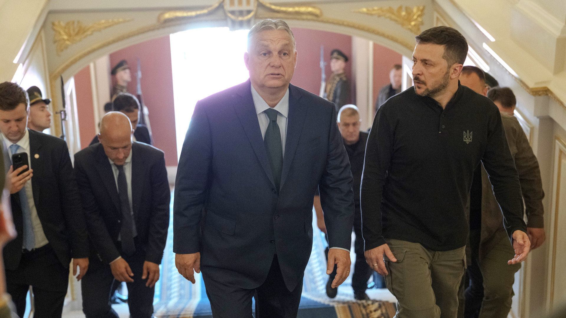 Orbán Viktor és Volodimir Zelenszkij Orbán Viktor és Volodimir Zelenszkij